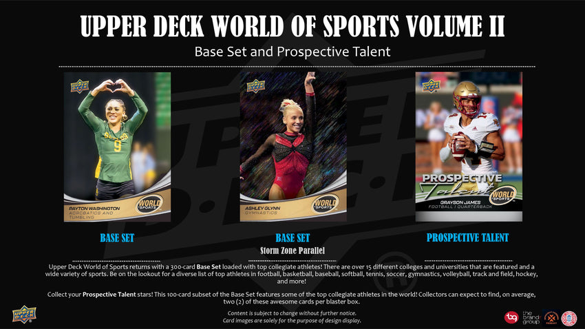 2025 Upper Deck World of Sports Volume 2 Blaster Box (Pre Order)