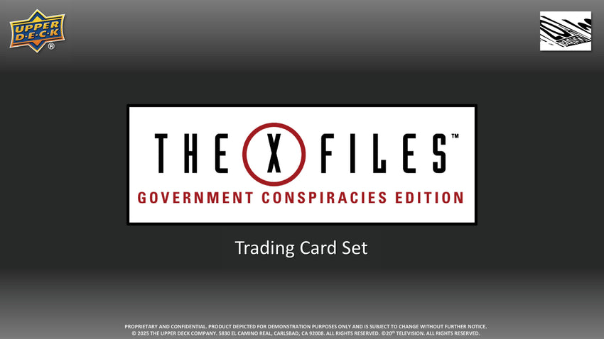 2025 Upper Deck X-Files Government Conspiracies Edition 1 Box Opening - #31202・2 Random Packs (Jan 30 12pm)
