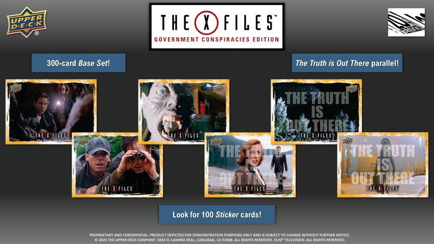 2025 Upper Deck X-Files Government Conspiracies Edition Hobby Box