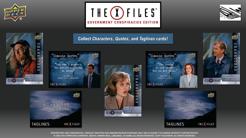 2025 Upper Deck X-Files Government Conspiracies Edition Hobby Box