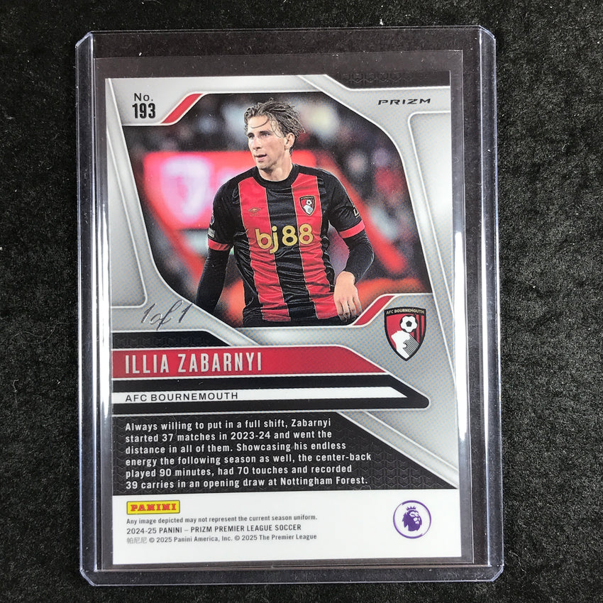 2024-25 Prizm EPL ILLIA ZABARNYI Choice Nebula 1/1 #193
