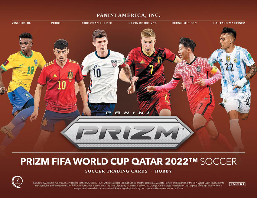2022 Panini Prizm FIFA World Cup Soccer Hobby 12-Box Case