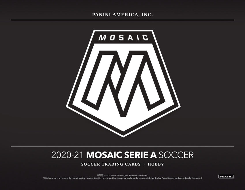 2020-21 Panini Serie A Mosaic Soccer Hobby Box-Cherry Collectables