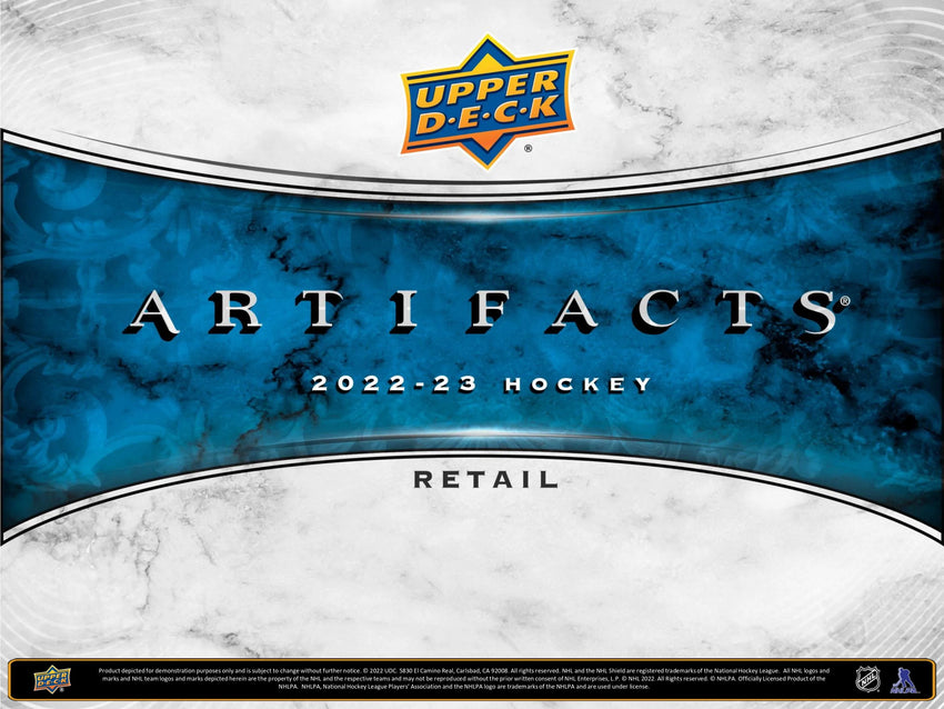 2022-23 Upper Deck Artifacts Hockey Retail 7-Pack Blaster Box-Cherry Collectables