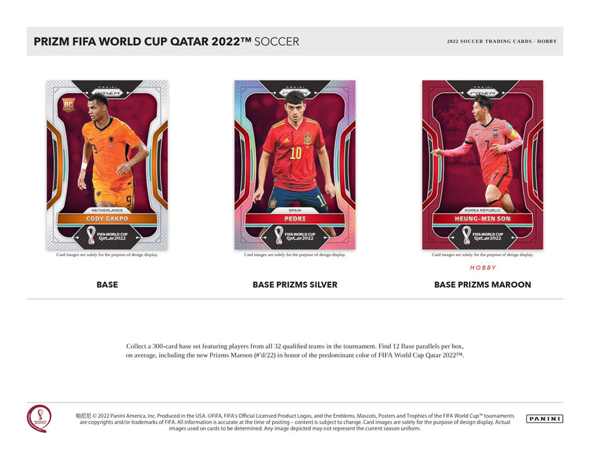 2022 Panini Prizm FIFA World Cup Soccer Hobby Box