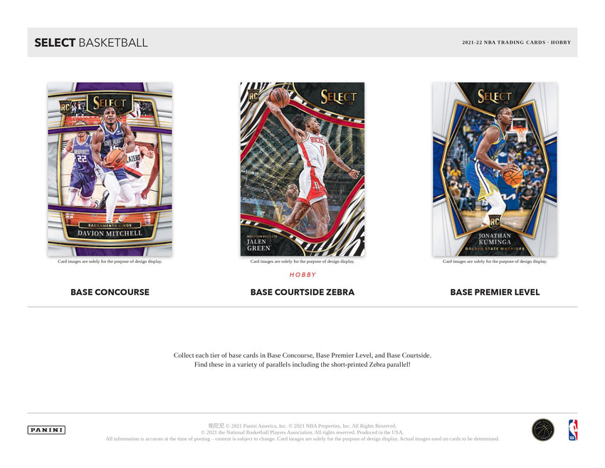 2021-22 Panini Select Basketball Hobby Box