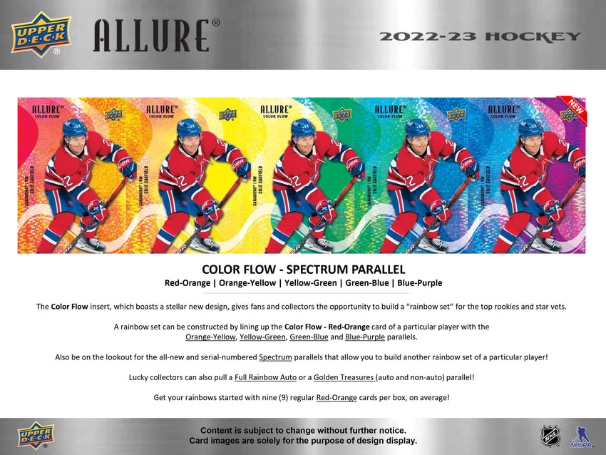 2022-23 Upper Deck Allure Hockey Hobby Box-Cherry Collectables