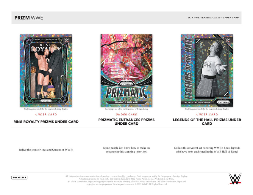2023 Panini Prizm Under Card WWE Hobby Box