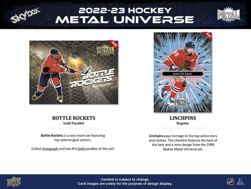 2022-23 Upper Deck Skybox Metal Universe Hockey Hobby Box