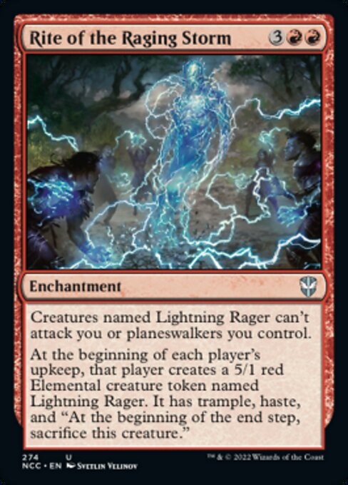 Rite of the Raging Storm #274 -  New Capenna Commander
