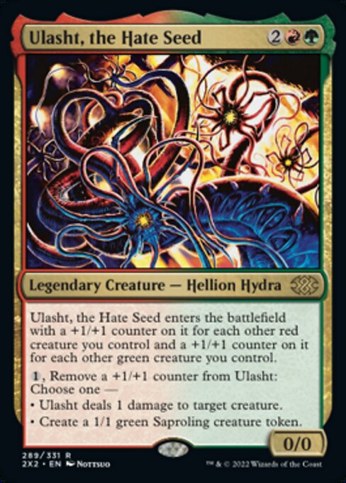 Ulasht, the Hate Seed 289 /331 - Rare Double Masters 2022
