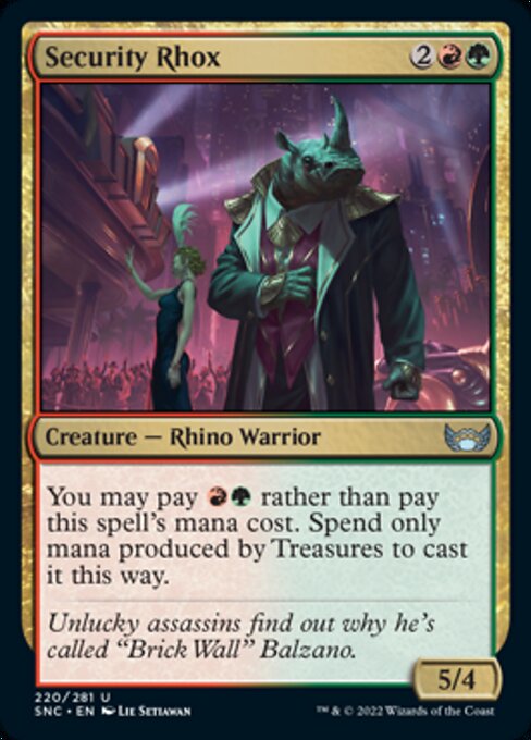 Security Rhox 220/281 - Uncommon   Streets of New Capenna