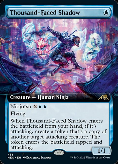 EXTENDEDThousand-Faced Shadow 451 -  Kamigawa Neon Dynasty