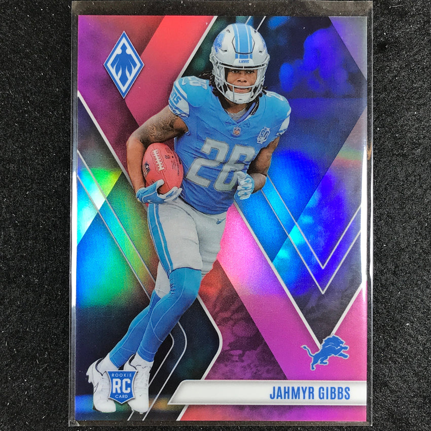 2023 Phoenix Football Jahmyr Gibbs Rookie Base Pink 65/199