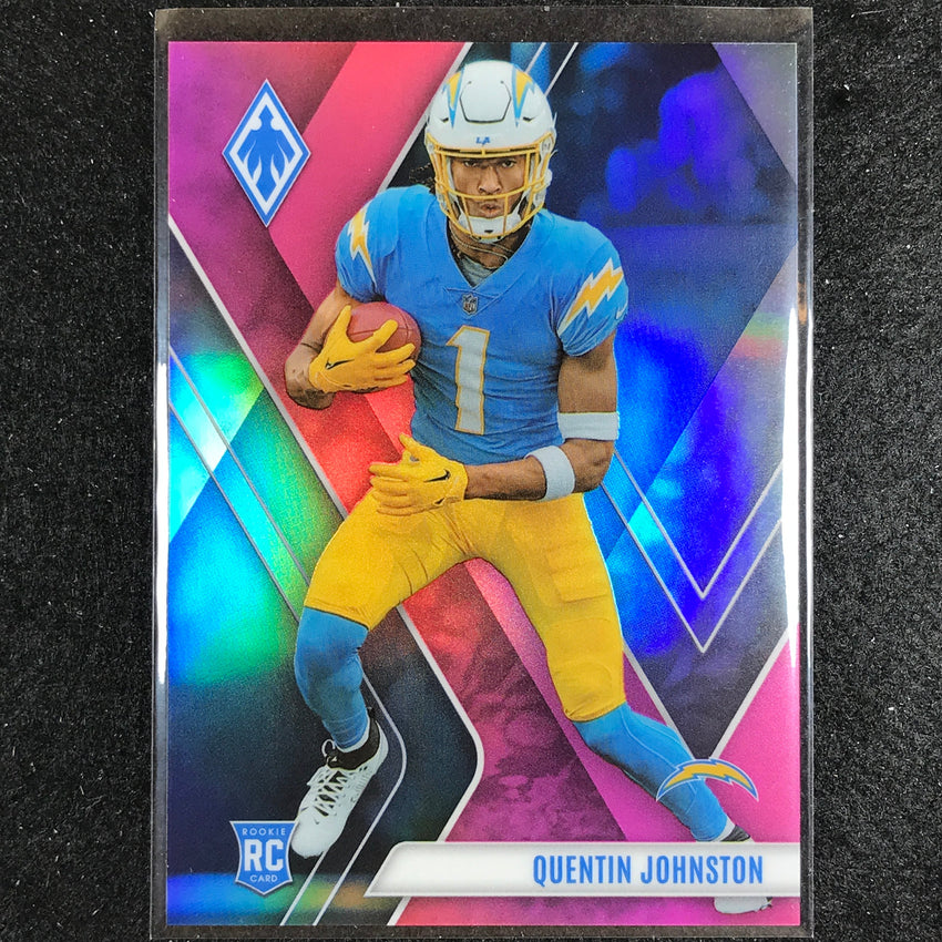 2023 Phoenix Football Quentin Johnston Rookie Base Pink 77/199