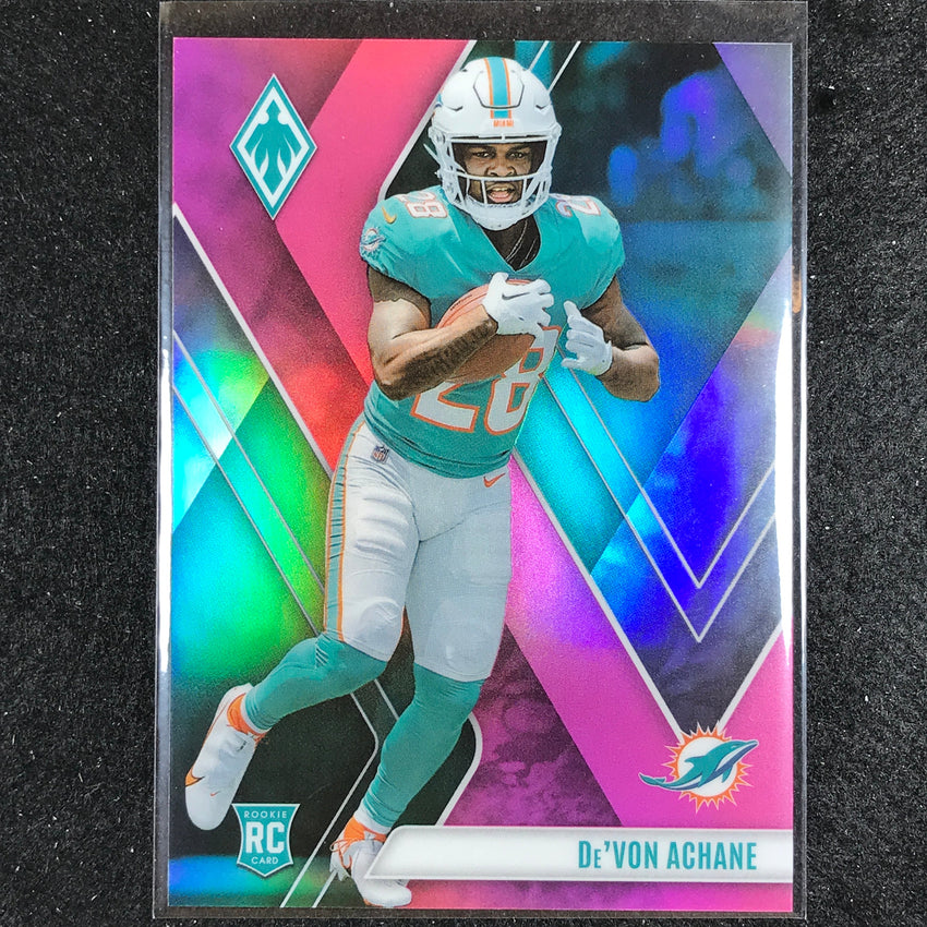 2023 Phoenix Football Devon Achane Rookie Base Pink 196/199