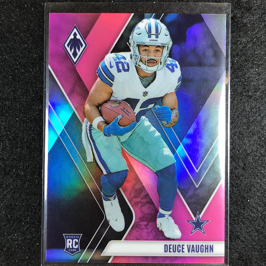 2023 Phoenix Football Deuce Vaughn Rookie Base Pink 122/199
