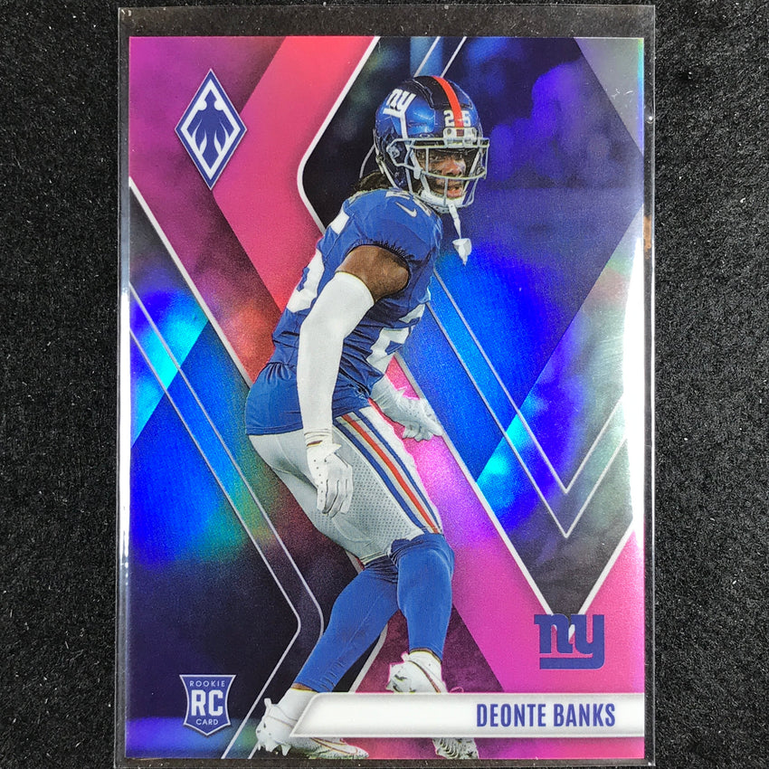 2023 Phoenix Football Deonte Banks Rookie Base Pink 99/199