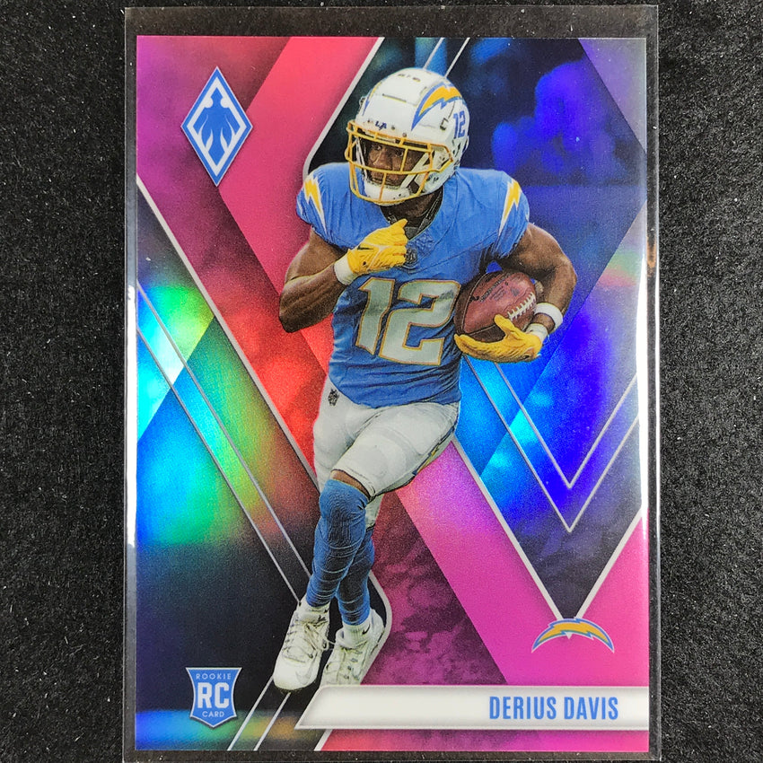 2023 Phoenix Football Derius Davis Rookie Base Pink 98/199