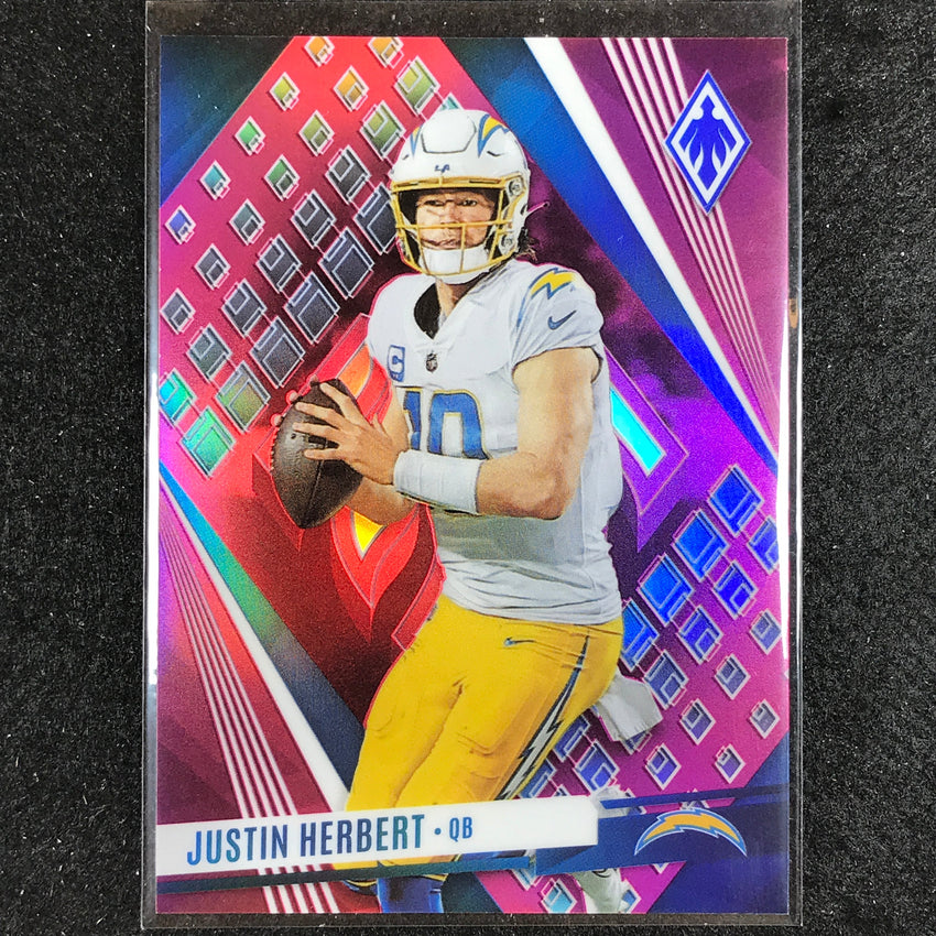 2023 Phoenix Football Justin Herbert Base Sp Pink 14/175