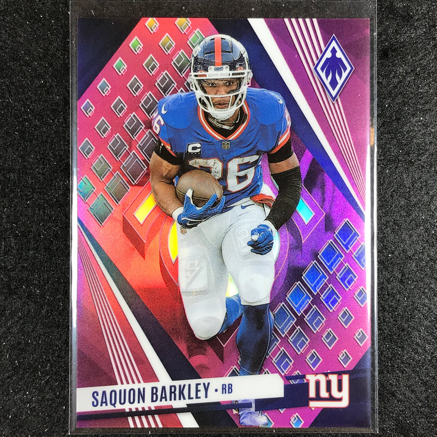 2023 Phoenix Football Saquon Barkley Base Pink 14/175