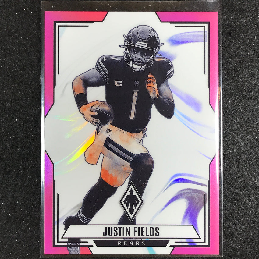 2023 Phoenix Football Justin Fields Contours Pink 80/175