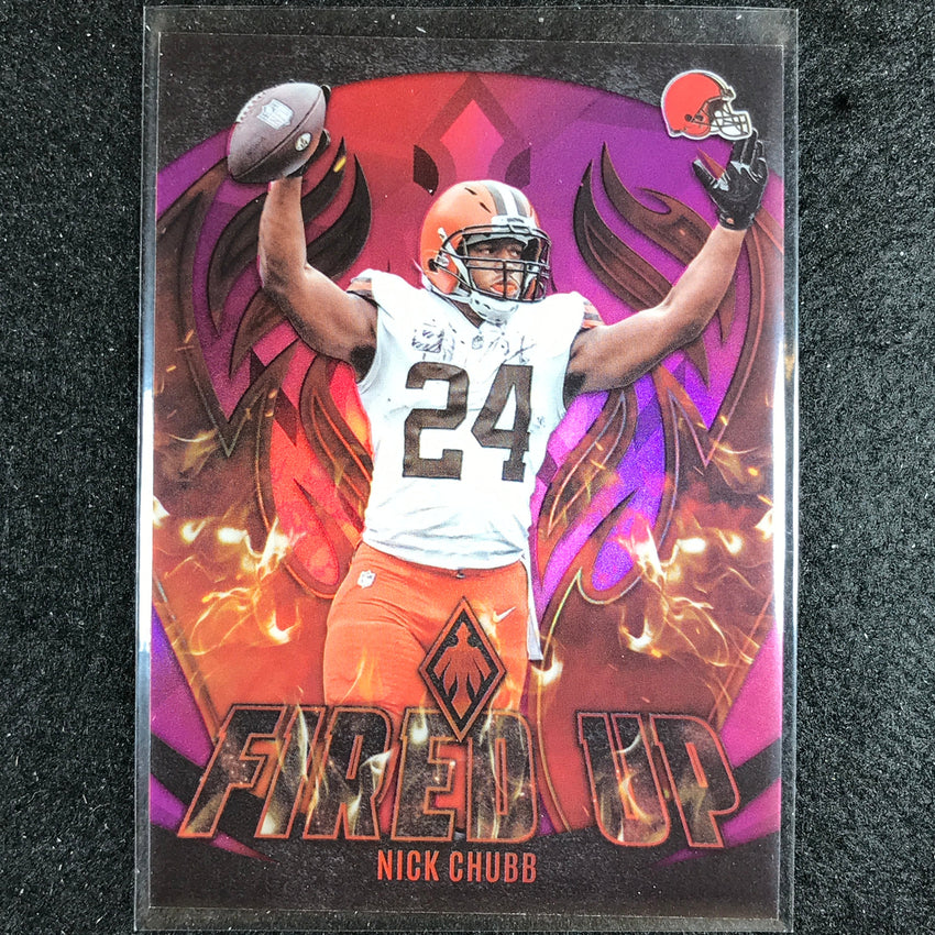 2023 Phoenix Football Nick Chubb Fired Up Pink 101/175
