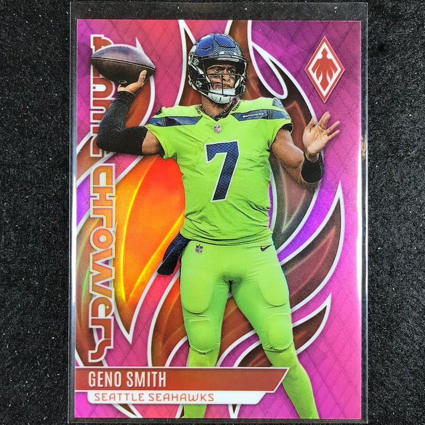 2023 Phoenix Football GENO SMITH Flame Throwers Pink 151/175