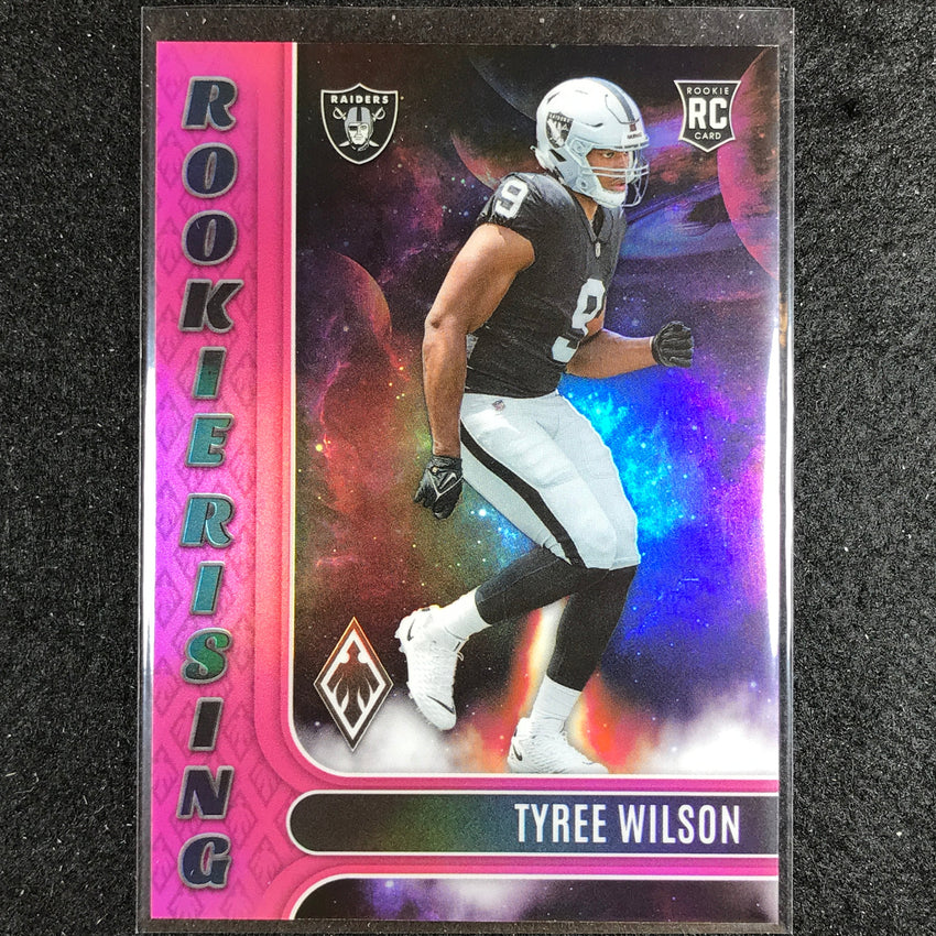 2023 Phoenix Football Tyree Wilson Rookie Rising Pink 5/175