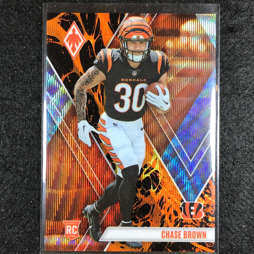 2023 Phoenix Football Chase Brown Rookie Base Lava 175/175