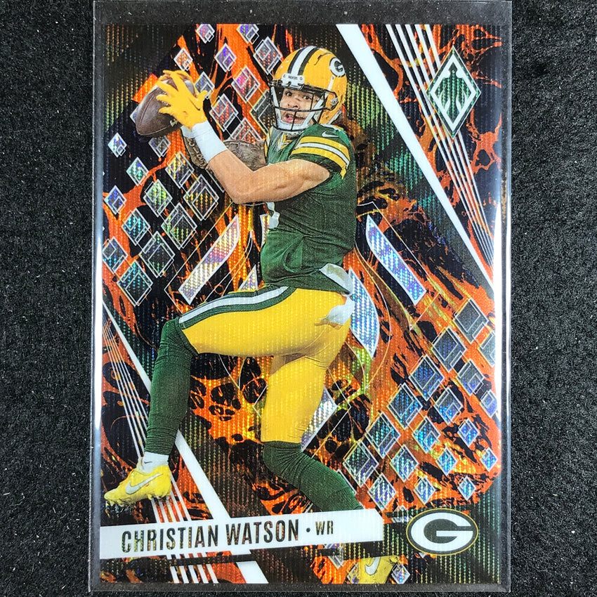 2023 Phoenix Football Christian Watson Base Lava 71/150