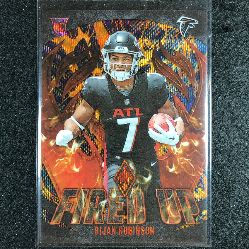 2023 Phoenix Football Bijan Robinson Fired Up Rookie Lava 51/150