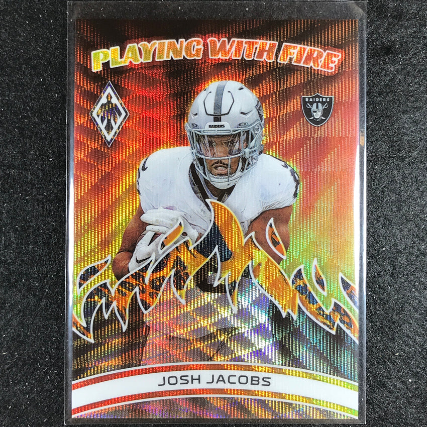 2023 Phoenix Football Josh Jacobs Playing With Fire Lava 127/150