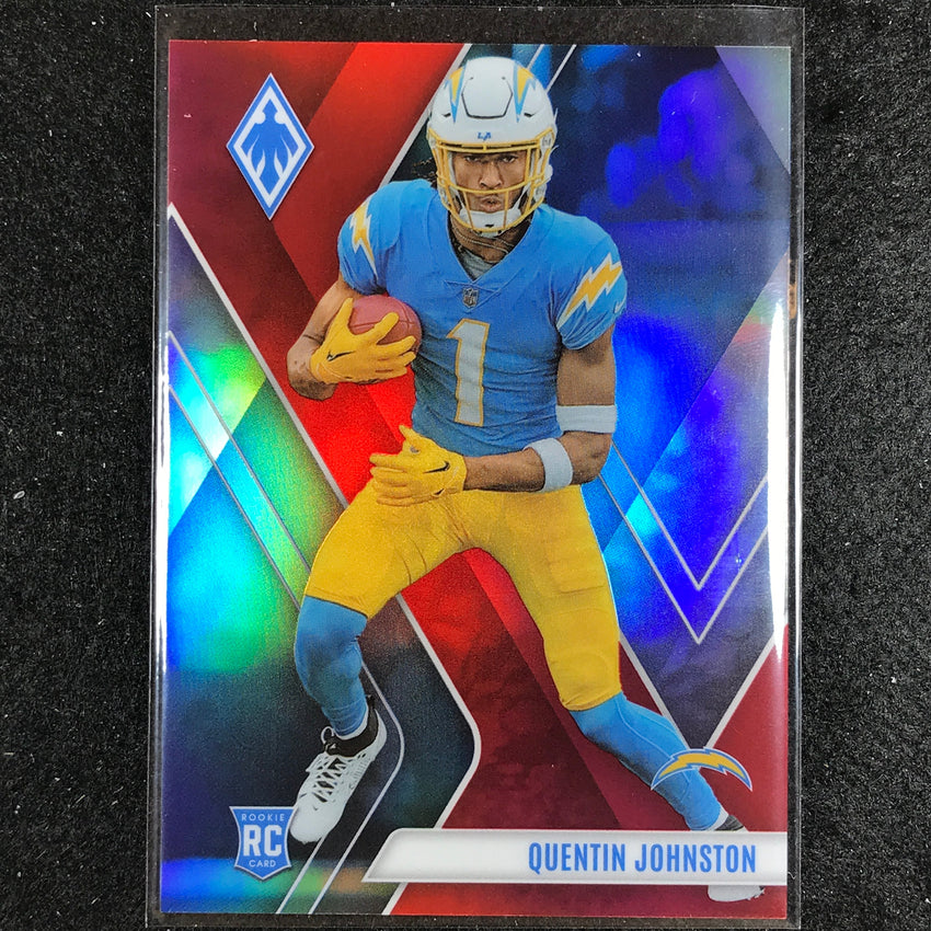 2023 Phoenix Football Quentin Johnston Rookie Base Red 82/250
