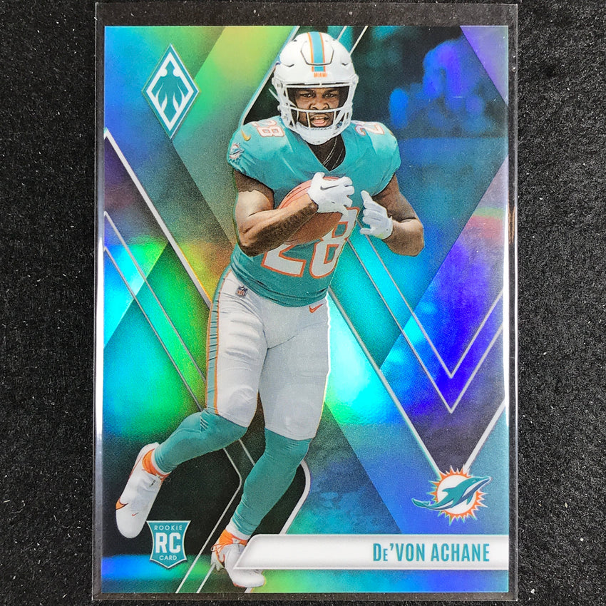 2023 Phoenix Football Devon Achane Rookie Base Teal 30/150