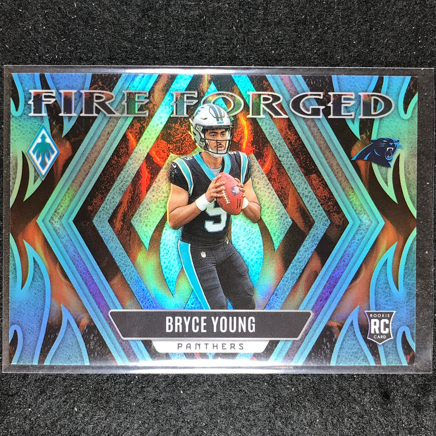 2023 Phoenix Football Bryce Young Fire Forged Rookie Teal 85/150