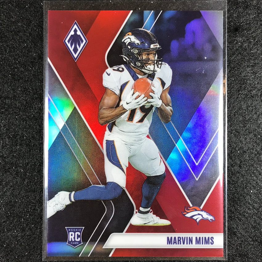 2023 Phoenix Football Marvin Mims Rookie Base Red 144/250
