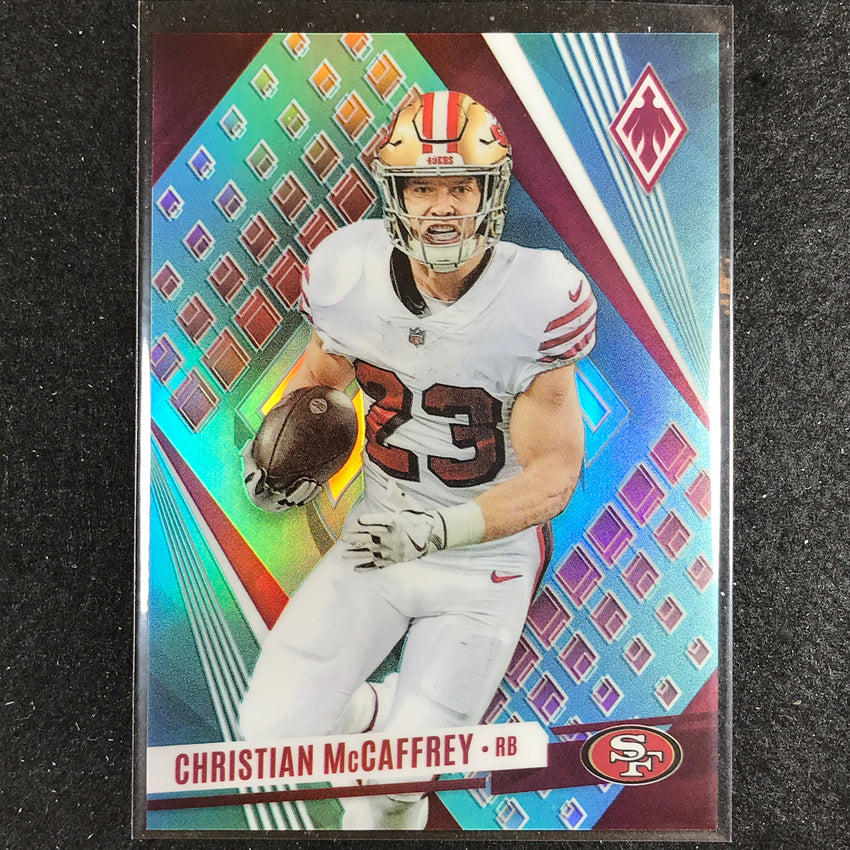 2023 Phoenix Football Christian Mccaffrey Base Sp Teal 117/125