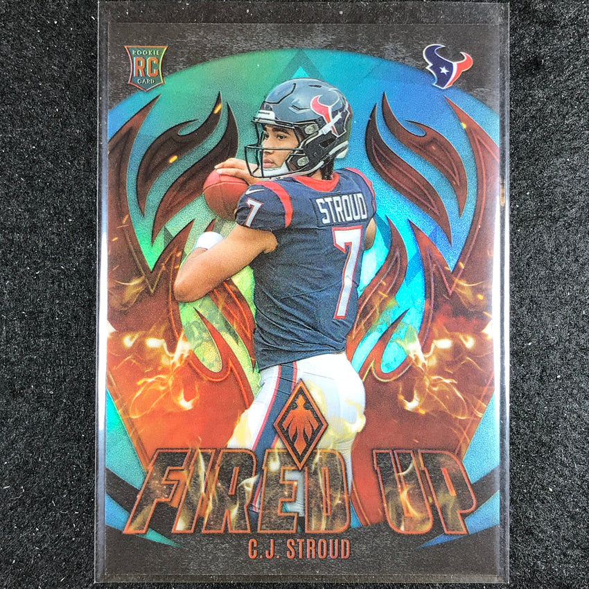2023 Phoenix Football C.j. Stroud Fired Up Rookie Teal 46/125
