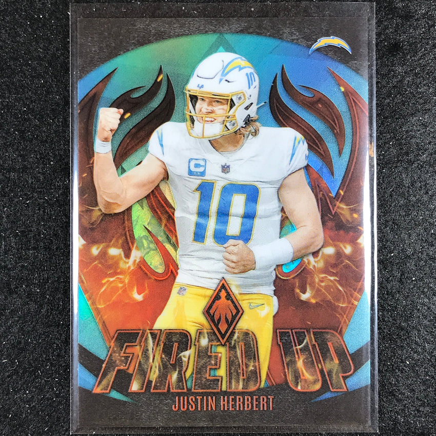 2023 Phoenix Football Justin Herbert Fired Up Teal 3/125