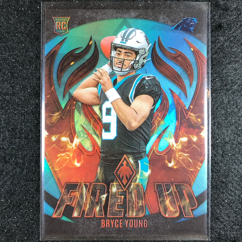 2023 Phoenix Football Bryce Young Fired Up Rookie Teal 96/125
