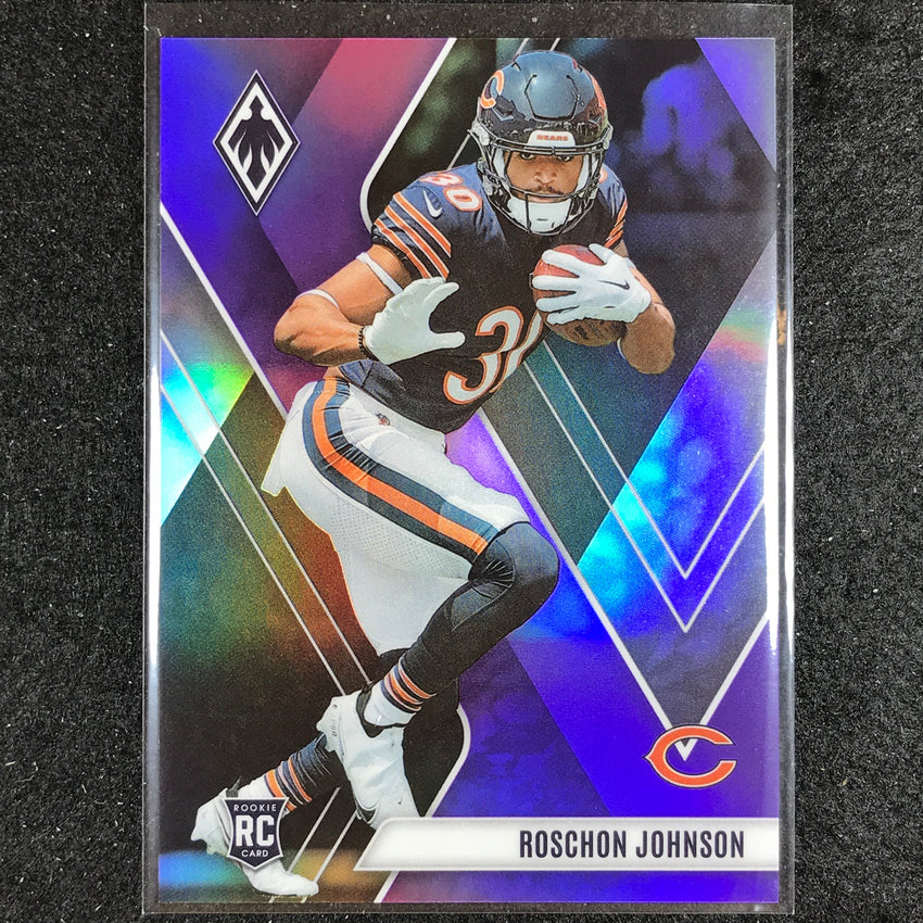 2023 Phoenix Football Roschon Johnson Rookie Base Purple 36/125