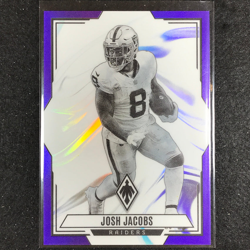 2023 Phoenix Football Josh Jacobs Contours Purple 71/125