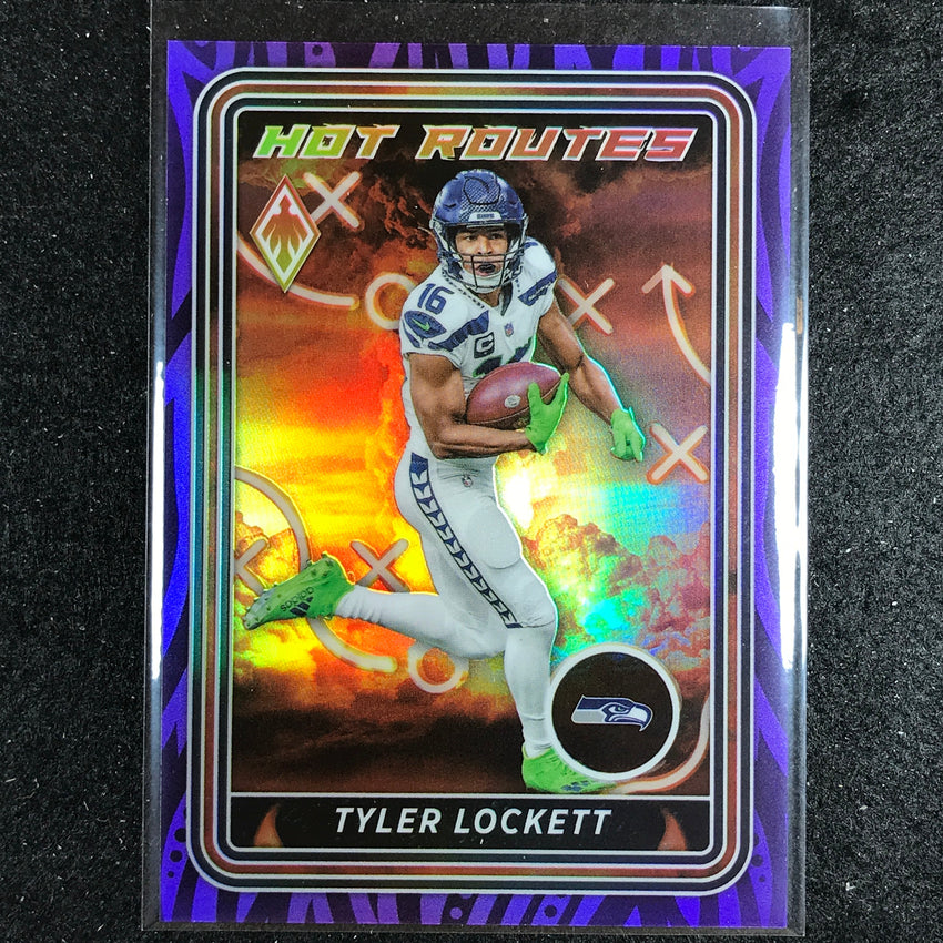 2023 Phoenix Football Tyler Lockett Hot Routes Purple 94/125