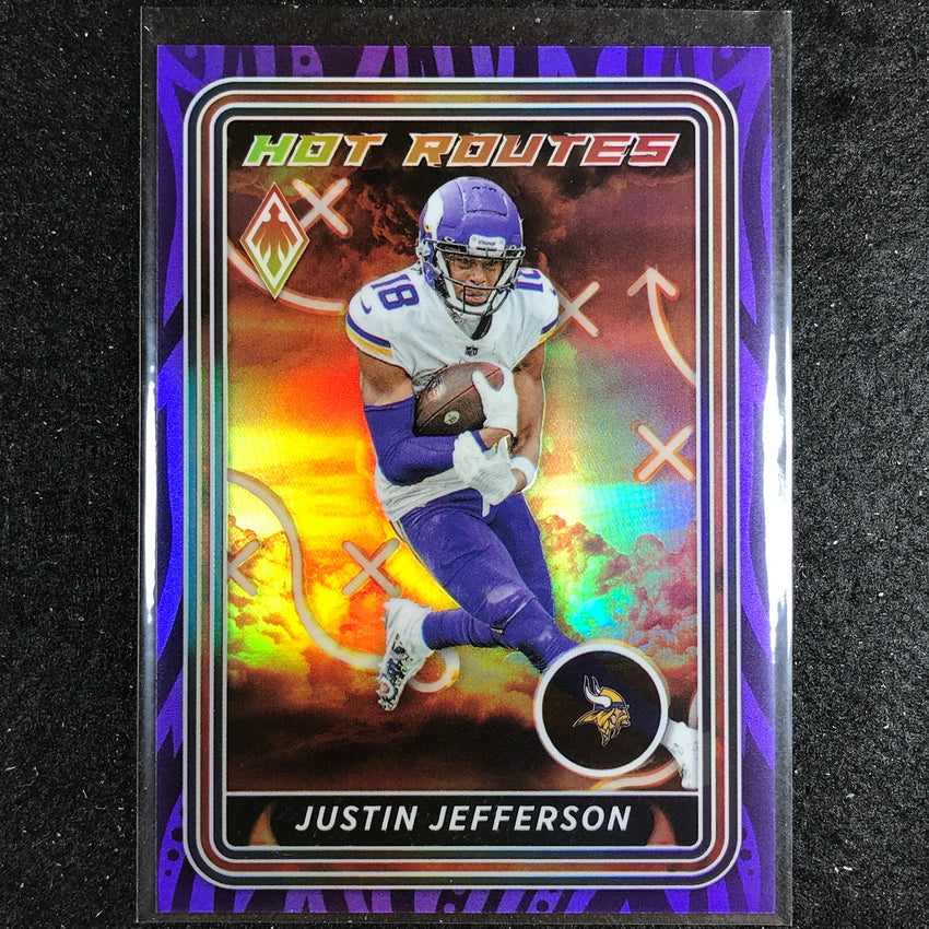 2023 Phoenix Football Justin Jefferson Hot Routes Purple 88/125