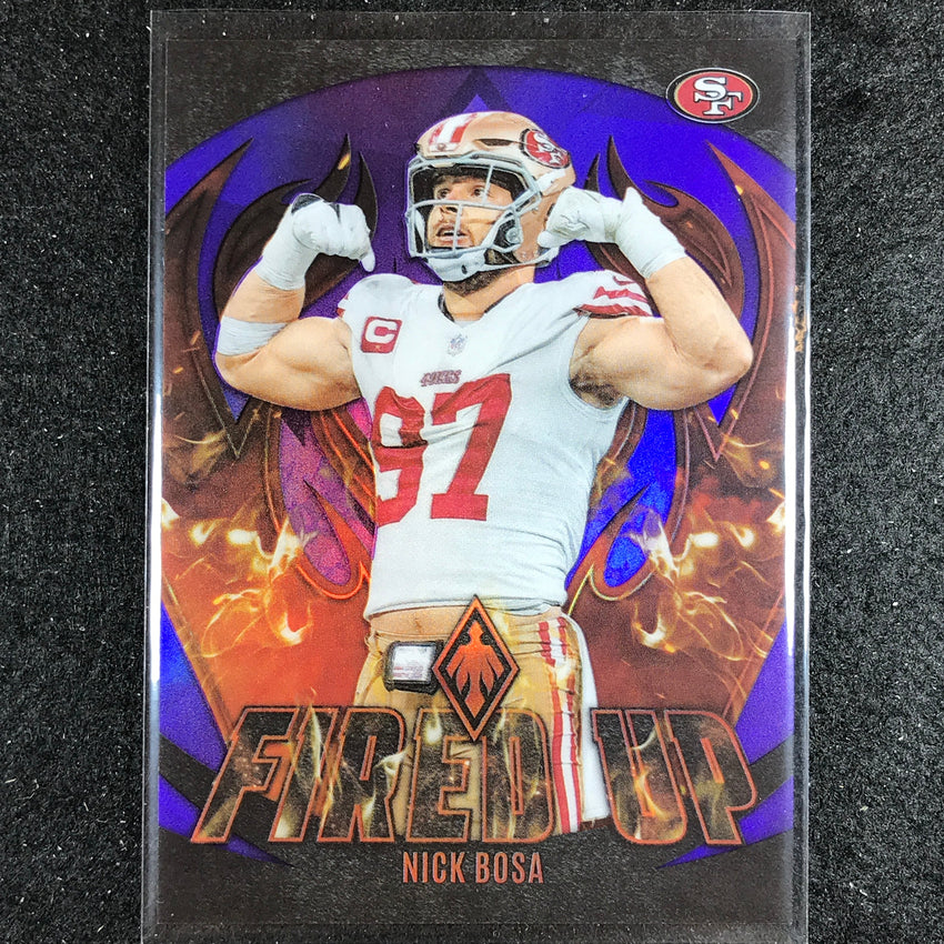 2023 Phoenix Football Nick Bosa Fired Up Purple 84/99