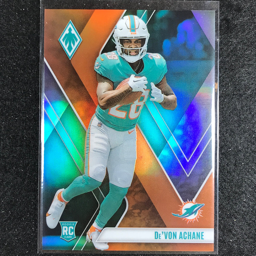 2023 Phoenix Football Devon Achane Rookie Base Orange 60/99
