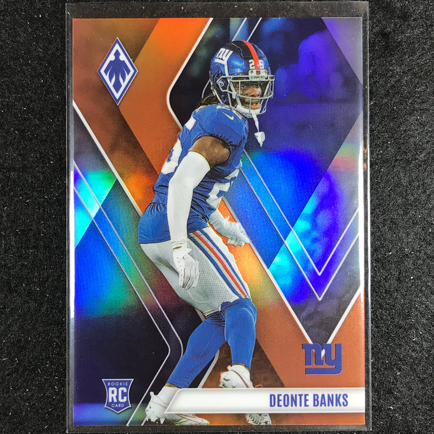 2023 Phoenix Football Deonte Banks Rookie Base Orange 15/99