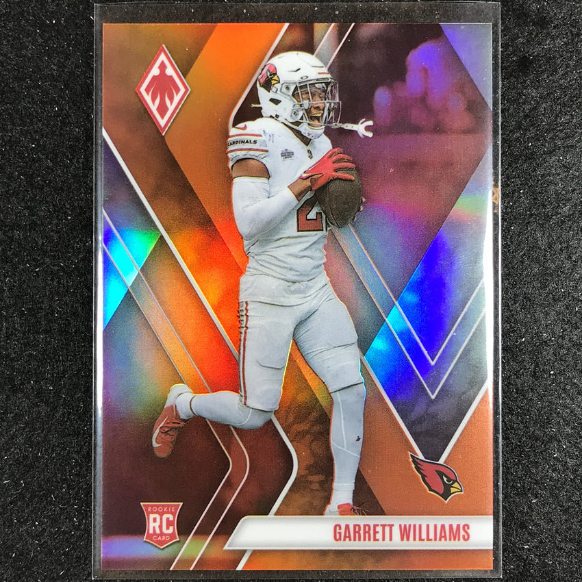 2023 Phoenix Football Garrett Williams Rookie Base Orange 41/99