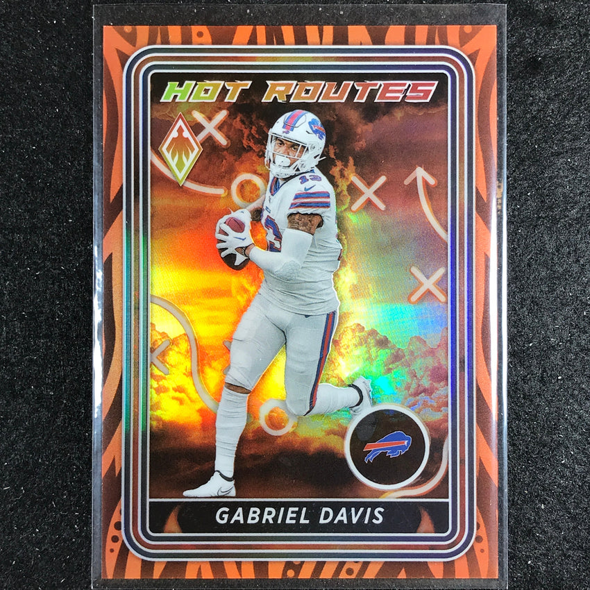 2023 Phoenix Football Gabriel Davis Hot Routes Orange 9/99